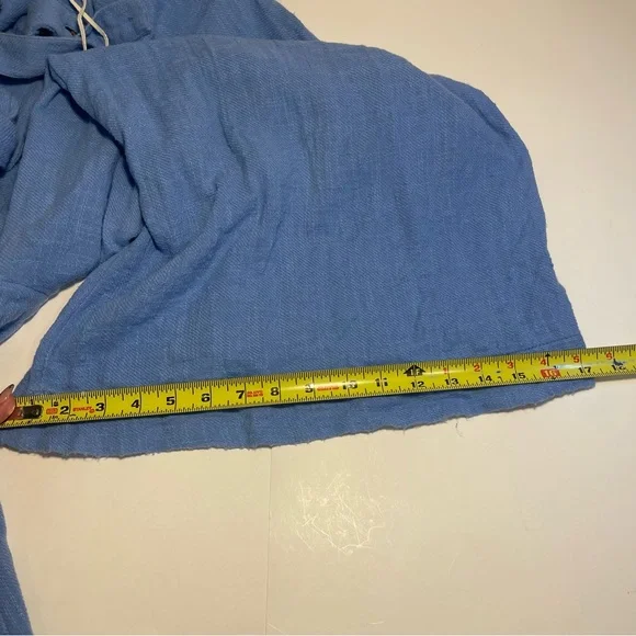 Free People Free-Est Sun-Drenched Overalls Jumpsuit Wide-Leg Slouchy XS Bohemian - Picture 9 of 13